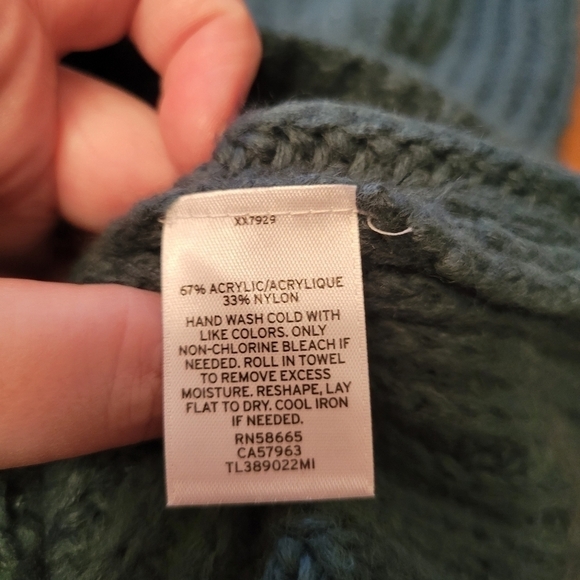 Leith Green Belted Cardigan Sweater - Picture 4 of 4